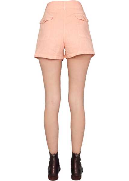 Pantaloni scurti Aspesi Wide Leg Shorts POWDER Femei (BM 15082177) 4