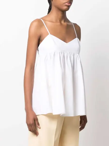 Bluze Aspesi Poplin Top WHITE Femei (BM 15082180) 3