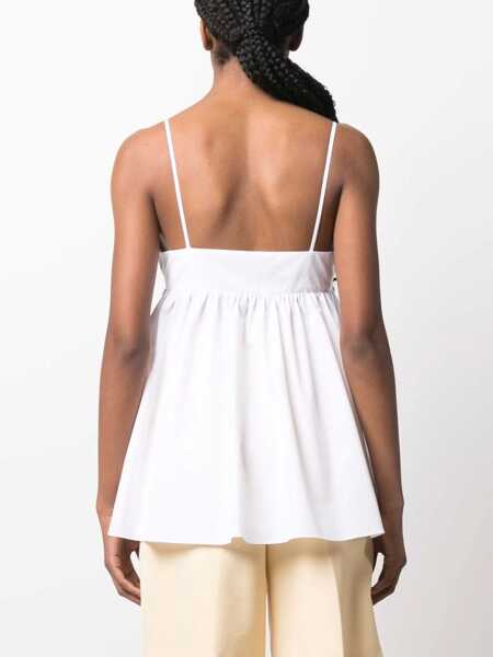 Bluze Aspesi Poplin Top WHITE Femei (BM 15082180) 4