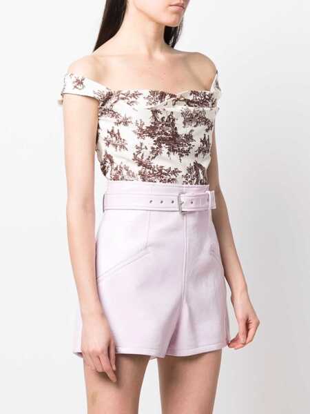 Pantaloni scurti Philosophy High Waist Shorts PINK Femei (BM 15082195) 3