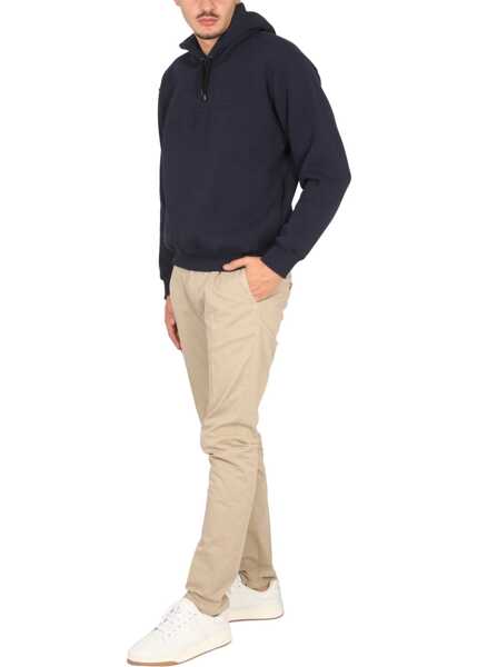 Bluze de trening Aspesi Sweatshirt With Logo And Hood BLUE Barbati (BM 15082234) 2