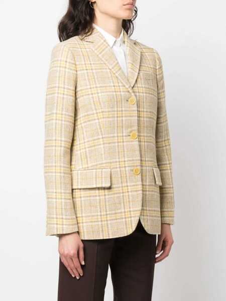 Sacouri Aspesi Single-Breasted Blazer MULTICOLOUR Femei (BM 15082246) 3