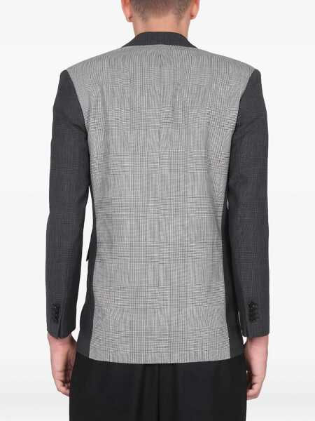 Sacouri office Aspesi Single-Breasted Virgin Wool Jacket GREY Barbati (BM 15082255) 3