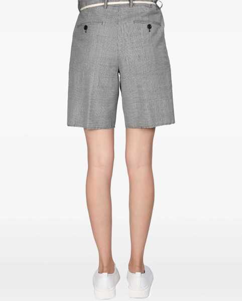 Pantaloni scurti Aspesi Stretch Flannel Bermuda Shorts GREY Femei (BM 15082264) 4