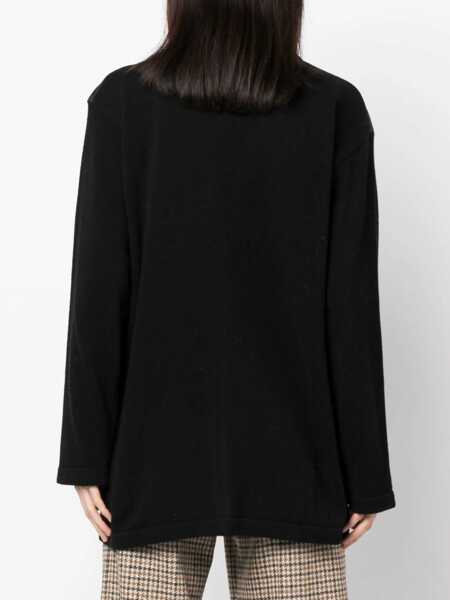 Cardigane Aspesi V-Neck Cardigan BLACK Femei (BM 15082285) 4