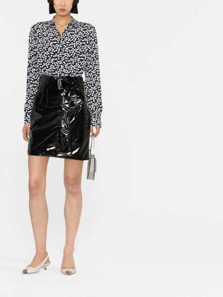 Fuste casual Philosophy Vinyl Mini Skirt BLACK Femei (BM 15082309) 2