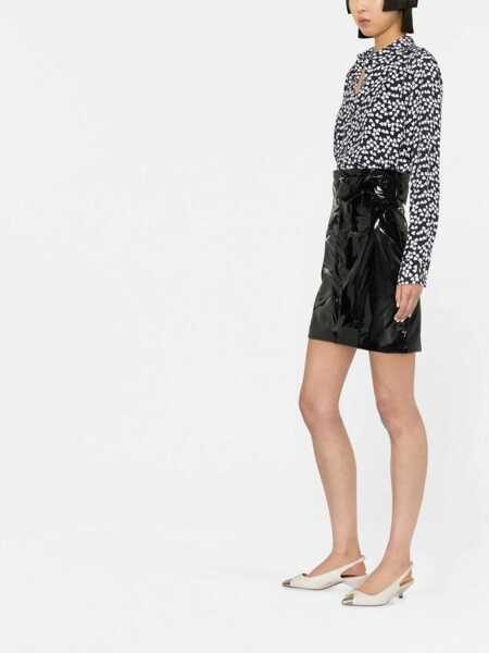 Fuste casual Philosophy Vinyl Mini Skirt BLACK Femei (BM 15082309) 3