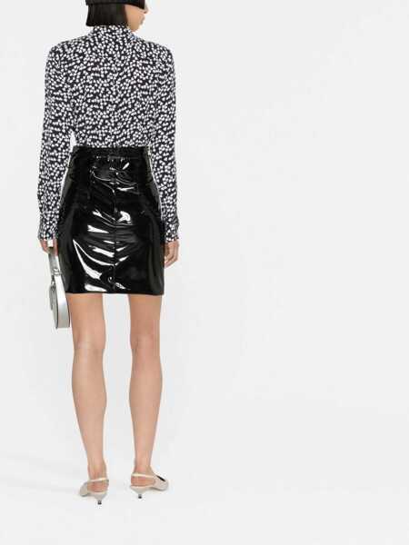 Fuste casual Philosophy Vinyl Mini Skirt BLACK Femei (BM 15082309) 4