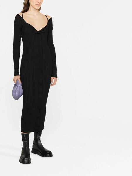 Rochii casual Philosophy Midi Dress BLACK Femei (BM 15082321) 2