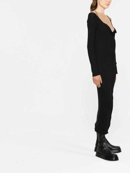 Rochii casual Philosophy Midi Dress BLACK Femei (BM 15082321) 3