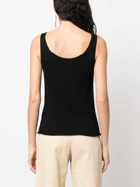Bluze Aspesi Cotton Tops. BLACK Femei (BM 15082366) 4