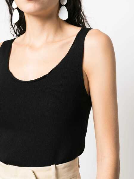 Bluze Aspesi Cotton Tops. BLACK Femei (BM 15082366) 5