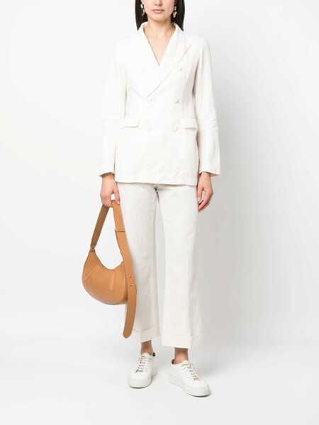 Sacouri Aspesi Double-Breasted Jacket IVORY Femei (BM 15082372) 2