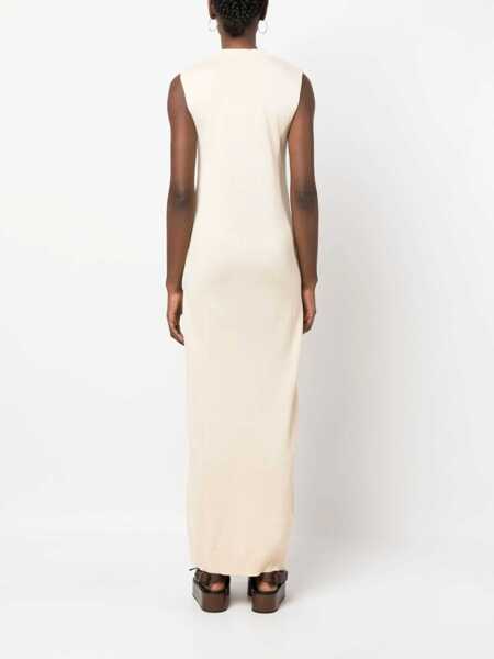 Rochii casual Aspesi Long Dress IVORY Femei (BM 15082387) 4