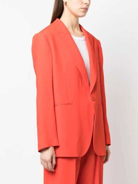 Sacouri Aspesi Single-Breasted Blazer ORANGE Femei (BM 15082411) 3