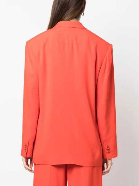 Sacouri Aspesi Single-Breasted Blazer ORANGE Femei (BM 15082411) 4