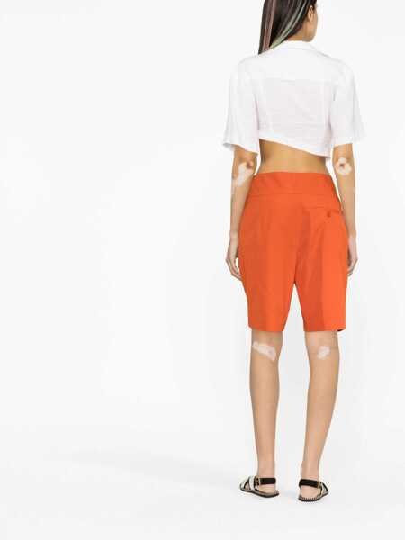 Pantaloni scurti Aspesi Cotton Poplin Shorts ORANGE Femei (BM 15082480) 3