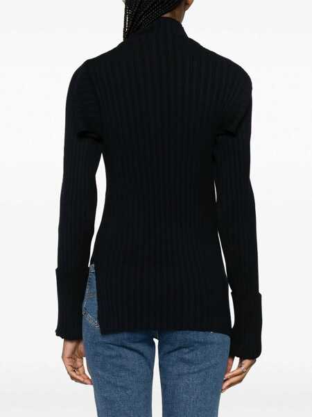 Pulovere casual Philosophy Ribbed Stretch Knit BLUE Femei (BM 15082513) 4