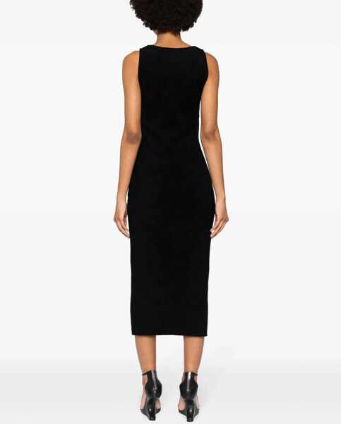 Rochii elegante Philosophy Midi Dress BLACK Femei (BM 15082546) 4