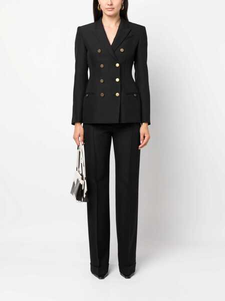 Pantaloni casual Philosophy Straight Leg Pants BLACK Femei (BM 15082564) 2