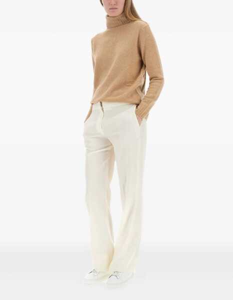 Pulovere casual Aspesi Wool Jersey. BEIGE Femei (BM 15082636) 2