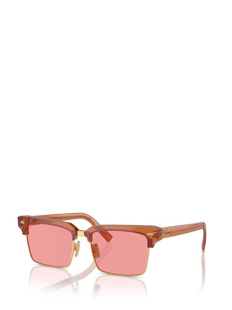 Ochelari de soare MIU MIU EYEWEAR Miu Miu Eyewear Sunglasses CARAMEL TRASPARENT Femei (BM 15082828) 2