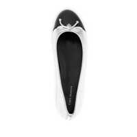Balerini Tory Burch Dama - Balerini Tory Burch Tory Burch Cap-Toe Leather Ballets SILVER Femei (BM 15083134) - B-mall.ro