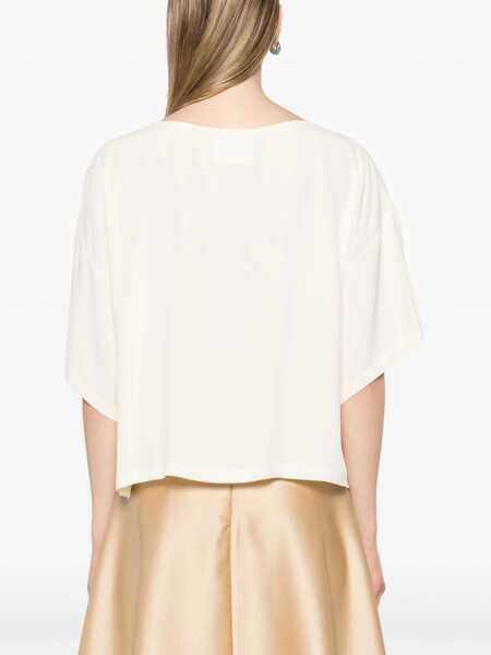Bluze Erika Cavallini Erika Cavallini Artemide Blouse Clothing WHITE Femei (BM 15085165) 4