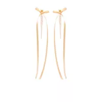 Cercei Simone Rocha Bow Ribbon Drip Earrings Accessories Femei