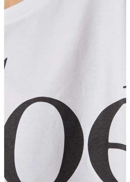 Tricouri Chloe Cropped T-Shirt WHITE Femei (BM 15088471) 5