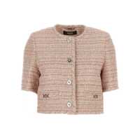 Geci Versace Bouclé Tweed Jacket Femei
