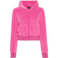 Bluze de trening Balenciaga Velvet Zipped Hoodie Femei