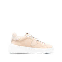 Sneakers Philippe Model Tres Temple Leather Sneakers With Fur Femei