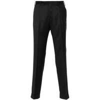 Pantaloni Grey Slim Pants With Concealed Closure In Virgin Wool Man Barbati