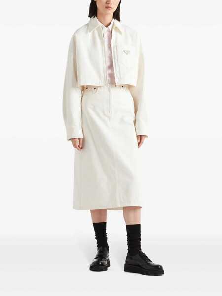 Geci Prada Prada Jackets WHITE Femei (BM 15094021) 2