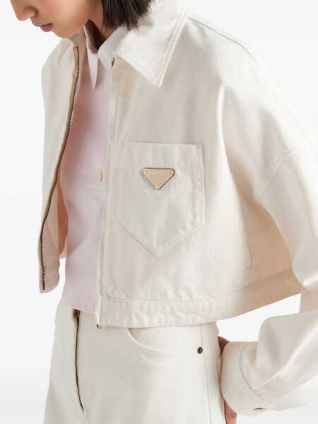 Geci Prada Prada Jackets WHITE Femei (BM 15094021) 4
