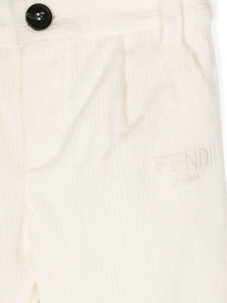 Pantaloni Fendi CORDUROY TROUSERS White Baieti (BM 15097243) 3