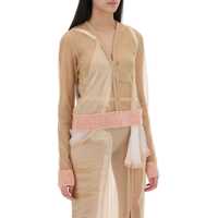 Bluze "Transparent Tulle Top By Public Femei