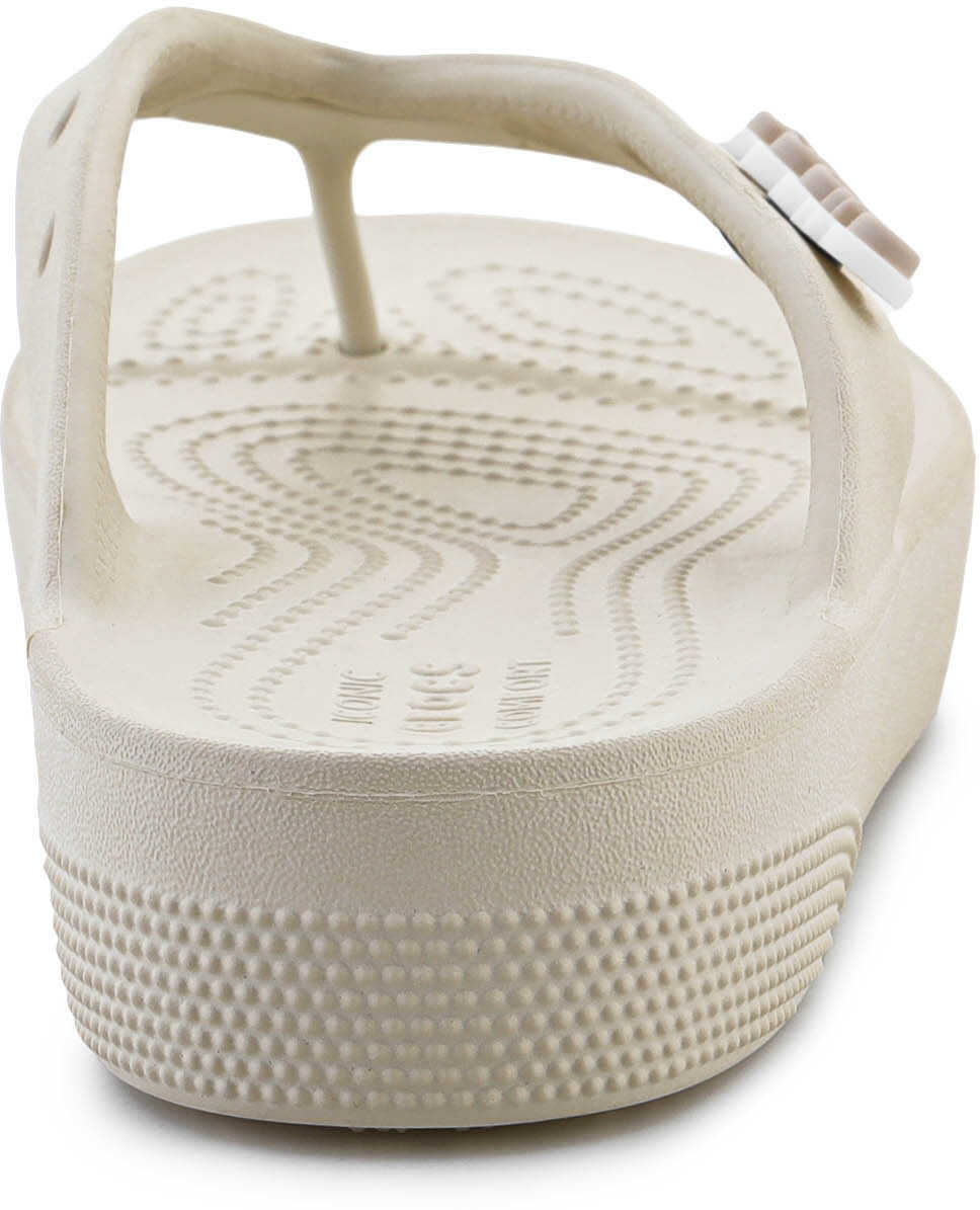 Slapi Crocs CLASSIC PLATFORM FLIP W Beige Femei (BM 15098599) 5