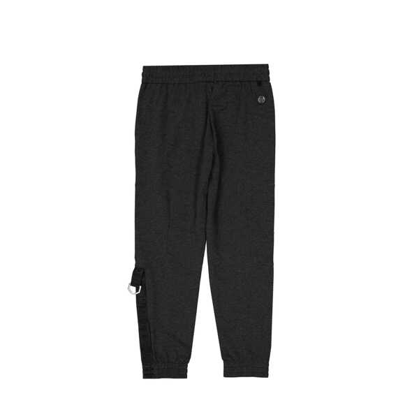Pantaloni de trening Philipp Plein Philipp Plein Blent Cotton Sweatpants Gray Barbati (BM 15098614) 2