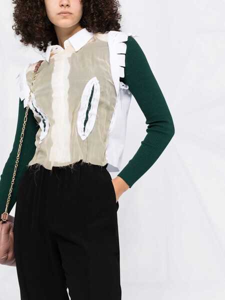 Pantaloni casual Maison Margiela Mm1 Tapered Fit Pants With Elastic Waistband Black Femei (BM 15098722) 5