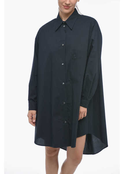 Rochii scurte Maison Margiela Mm6 Popeline Oversized Fit Shirt Dress Black Femei (BM 15098725) 4