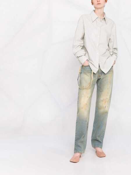 Camasi casual Maison Margiela Mm6 Balanced Stripe Cotton Shirt Multicolor Femei (BM 15098857) 2