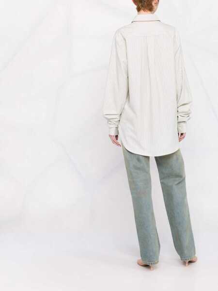 Camasi casual Maison Margiela Mm6 Balanced Stripe Cotton Shirt Multicolor Femei (BM 15098857) 4