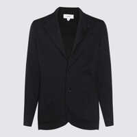 Sacouri Lardini Navy Blue Wool Blazer Barbati