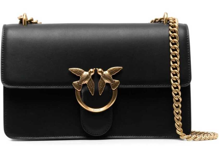 Genti de umar Pinko Love Shoulder Bag NERO-ANTIQUE GOLD Femei (BM 15123298) 1