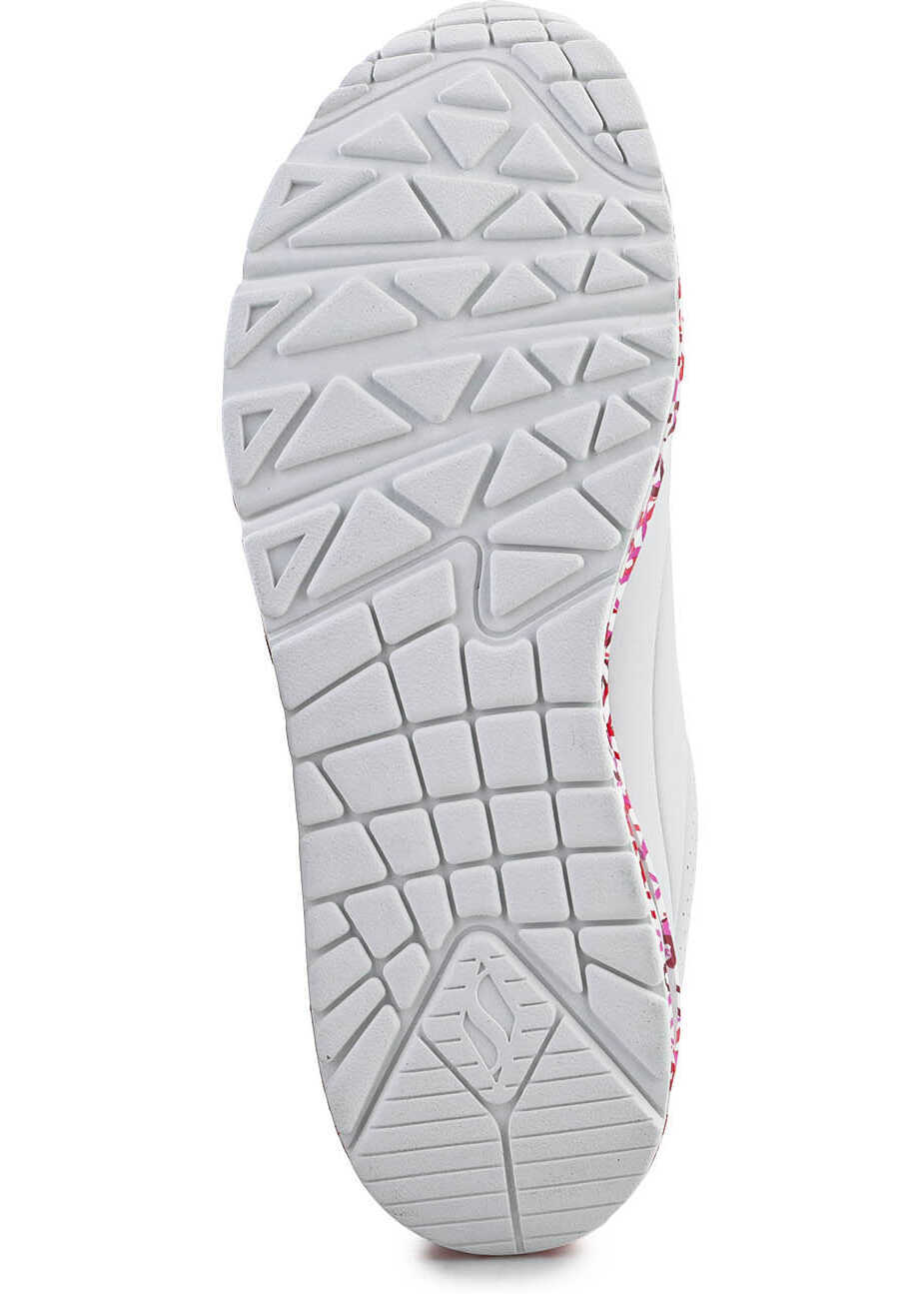 Sneakers SKECHERS UNO-LOVING LOVE White Femei (BM 15123502) 7