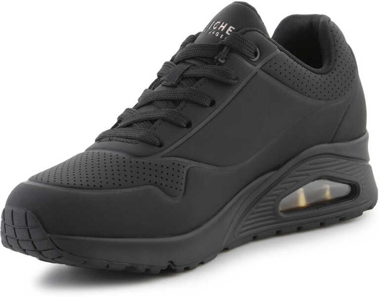 Sneakers SKECHERS UNO - STAND ON AIR 73690 - BBK Black Femei (BM 15124123) 3