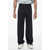 Jil Sander Virgin Wool Luigi Palazzo Pants With Ankle Button Midnight Blue