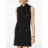 Imbracaminte Dama pagina 300 - Rochii Versace Black Mini Sleeveless Dress With Medusa Detail In Knit Woman Black Femei (BM 15126727) - B-mall.ro